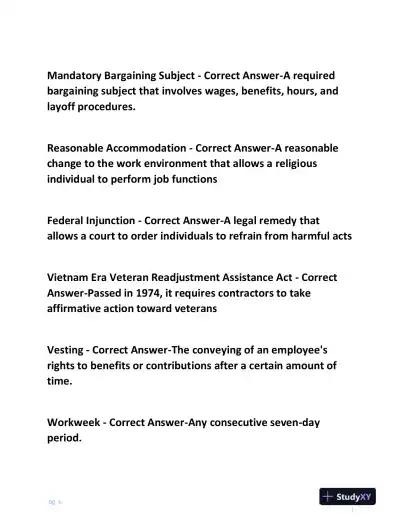 2024 WGUC233 Law Practice Exam With Answers (179 Solved Questions) - Page 7 preview image