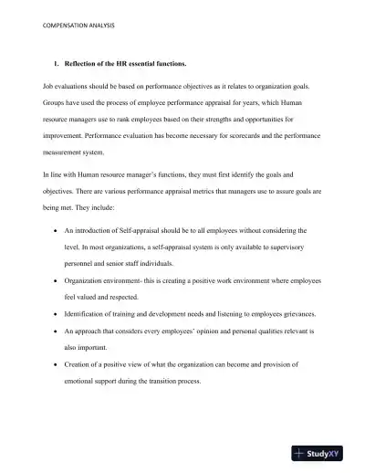 Compensation analysis for HR managers - Page 4 preview image