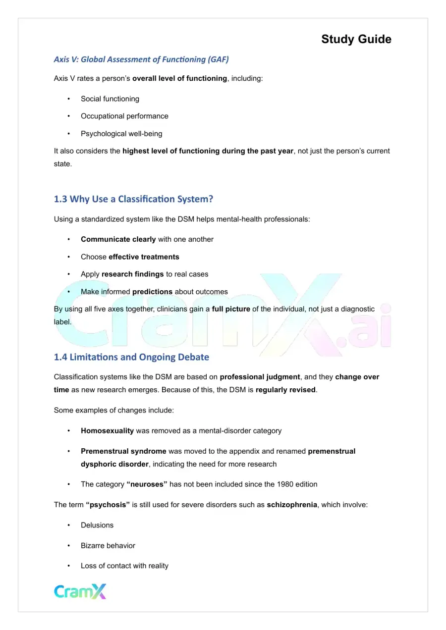 Psychology - Abnormal Psychology, page 3