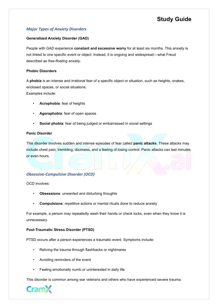 Psychology - Abnormal Psychology, page 5