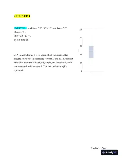 Solution Manual for Statistical Methods, 3rd Edition - Page 8 preview image