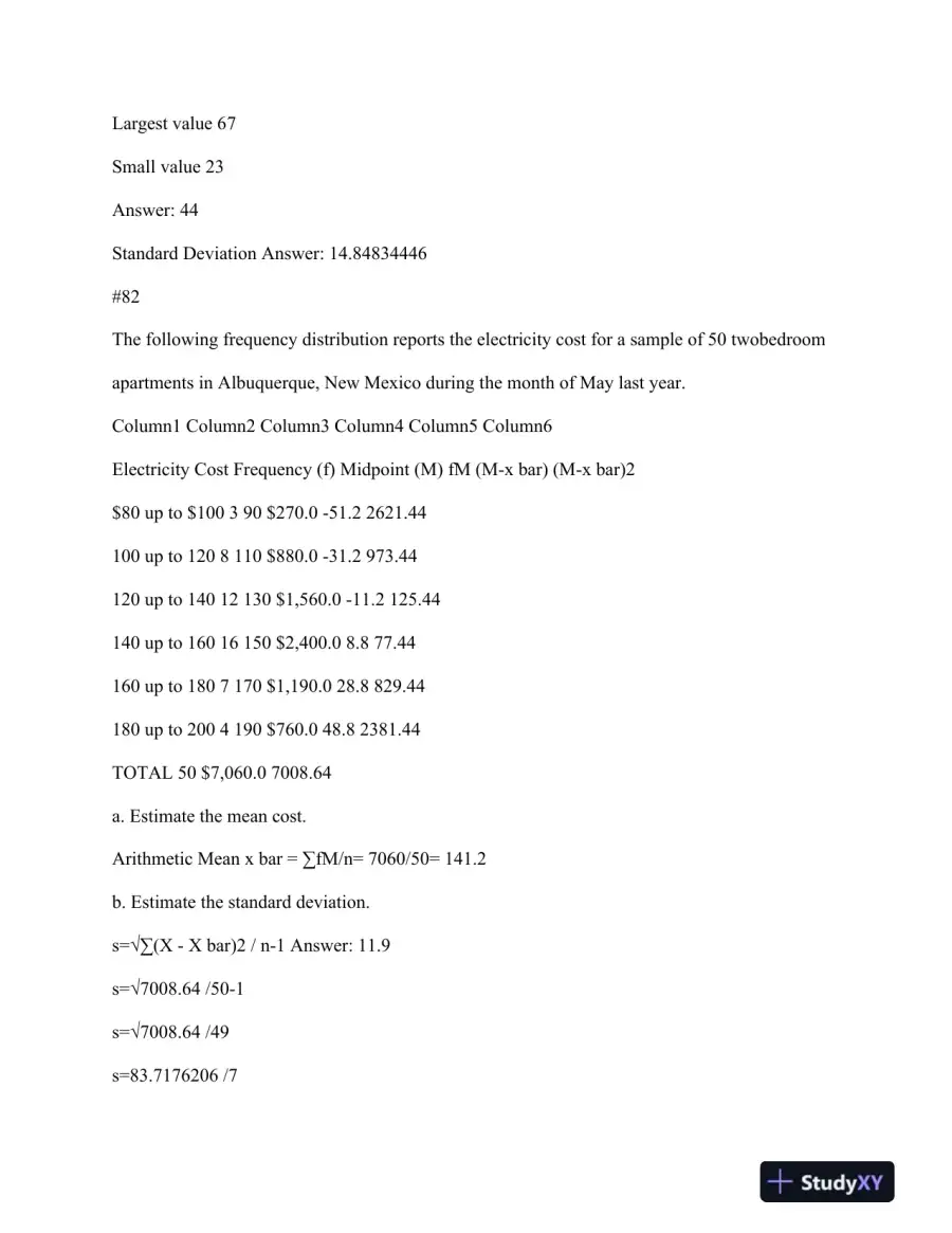 Statistical Analysis of Wait Times, Electricity Costs, and Real Estate Prices: QNT 561 Week 1 Homework, page 3