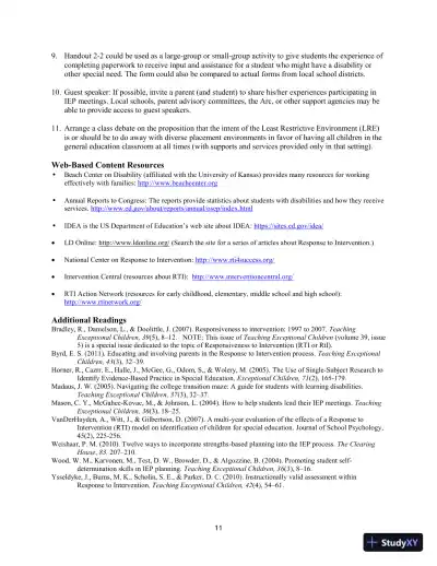 Lecture Notes for Including Students with Special Needs: A Practical Guide for Classroom Teachers, 8th Edition - Page 15 preview image