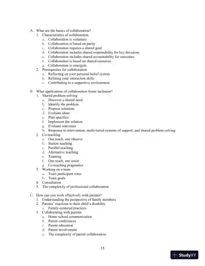 Lecture Notes for Including Students with Special Needs: A Practical Guide for Classroom Teachers, 8th Edition - Page 17 preview image
