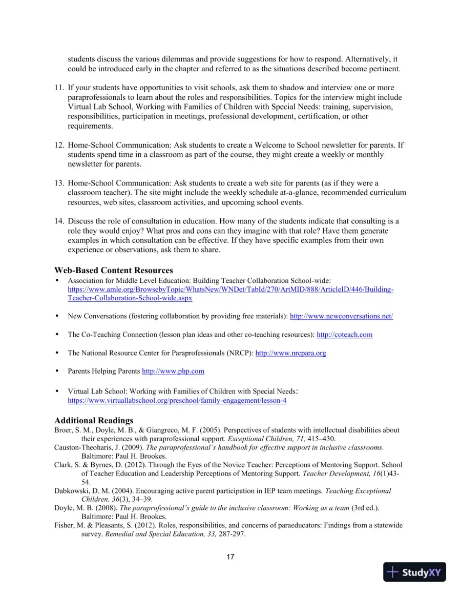 Lecture Notes for Including Students with Special Needs: A Practical Guide for Classroom Teachers, 8th Edition, page 20