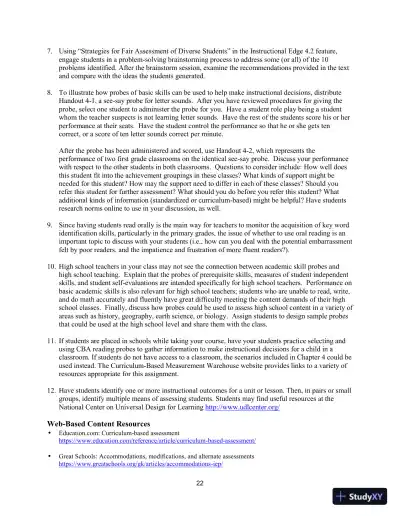 Lecture Notes for Including Students with Special Needs: A Practical Guide for Classroom Teachers, 8th Edition - Page 25 preview image