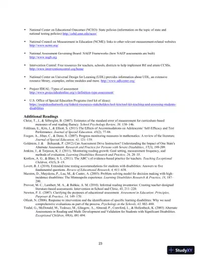 Lecture Notes for Including Students with Special Needs: A Practical Guide for Classroom Teachers, 8th Edition - Page 26 preview image