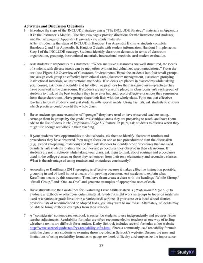 Lecture Notes for Including Students with Special Needs: A Practical Guide for Classroom Teachers, 8th Edition - Page 30 preview image