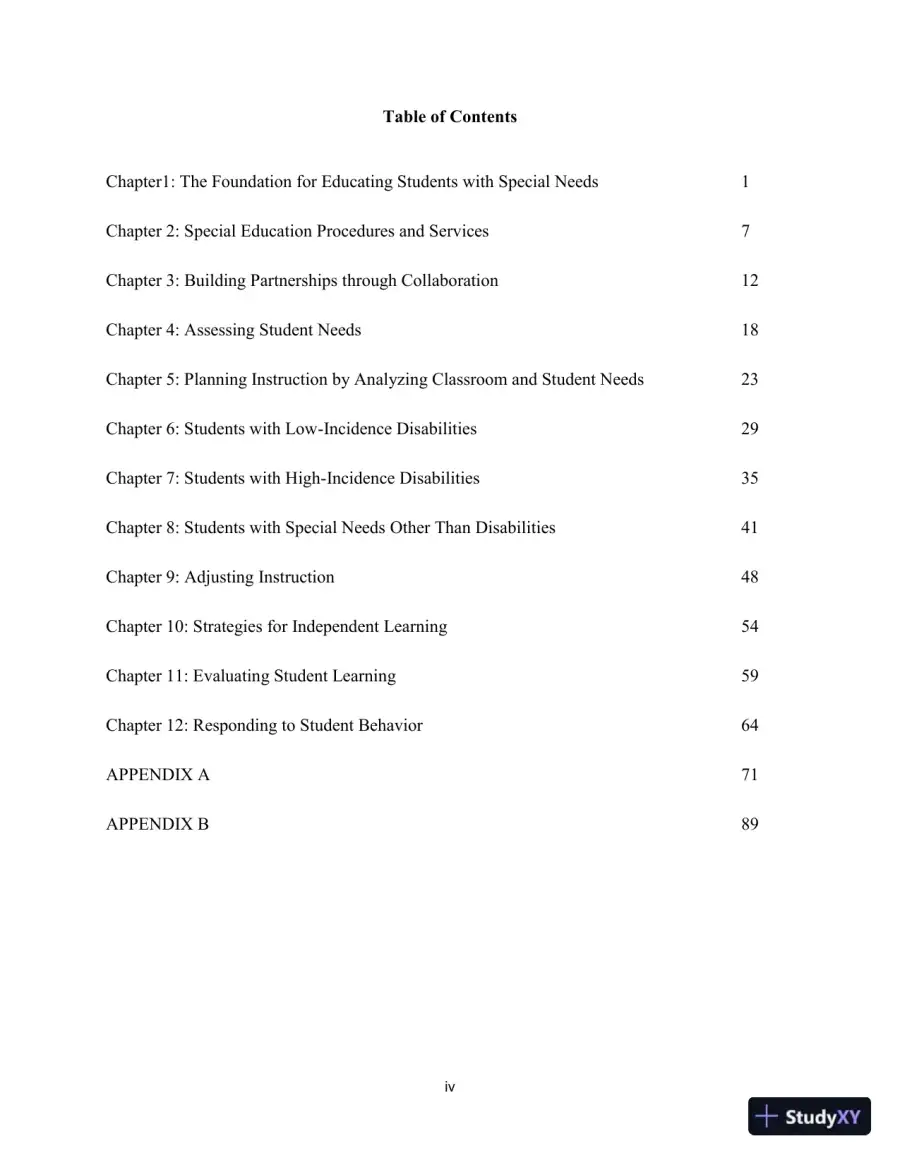 Lecture Notes for Including Students with Special Needs: A Practical Guide for Classroom Teachers, 8th Edition, page 4