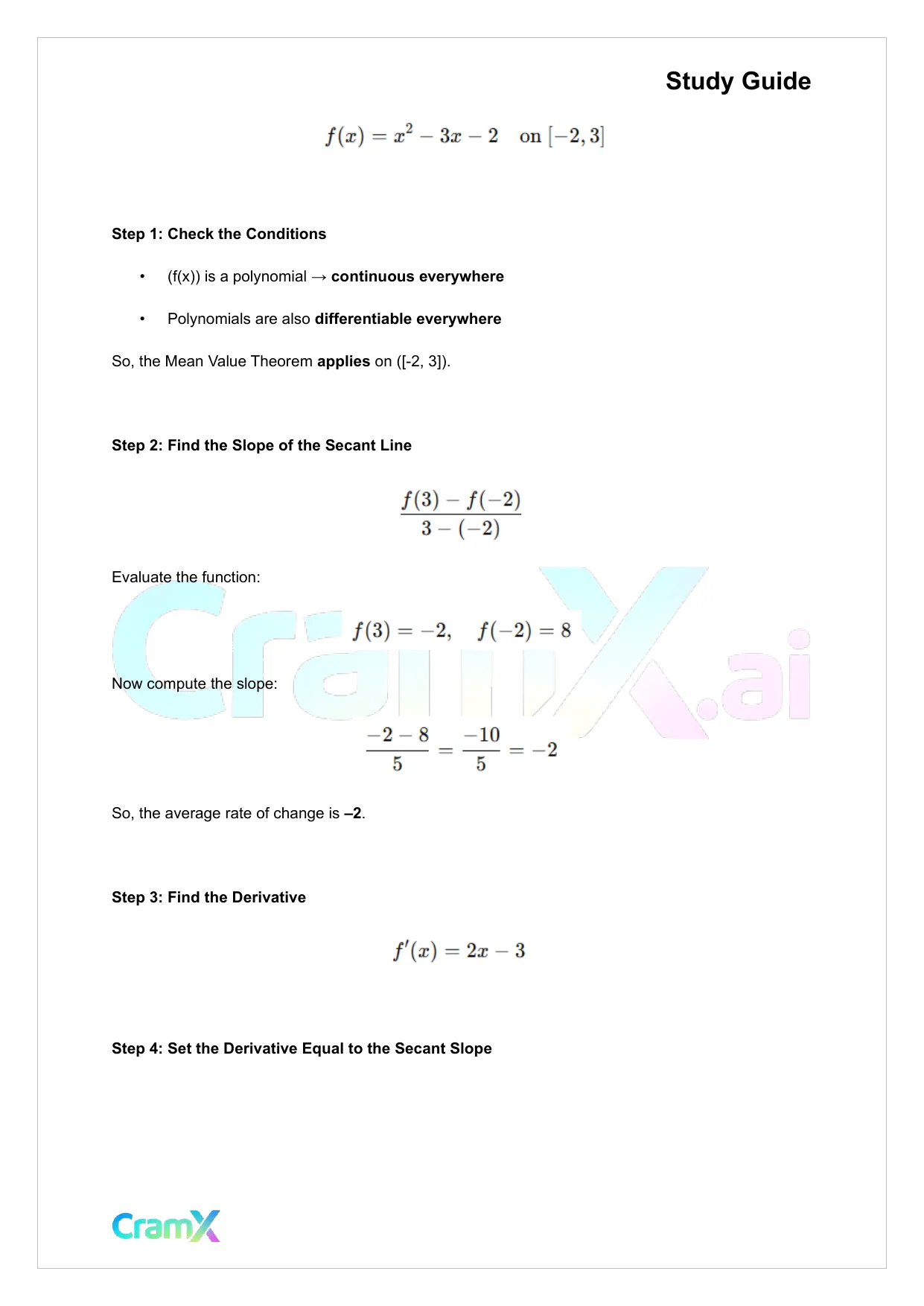 Calculus - Applications of the Derivative - Page 10 preview image