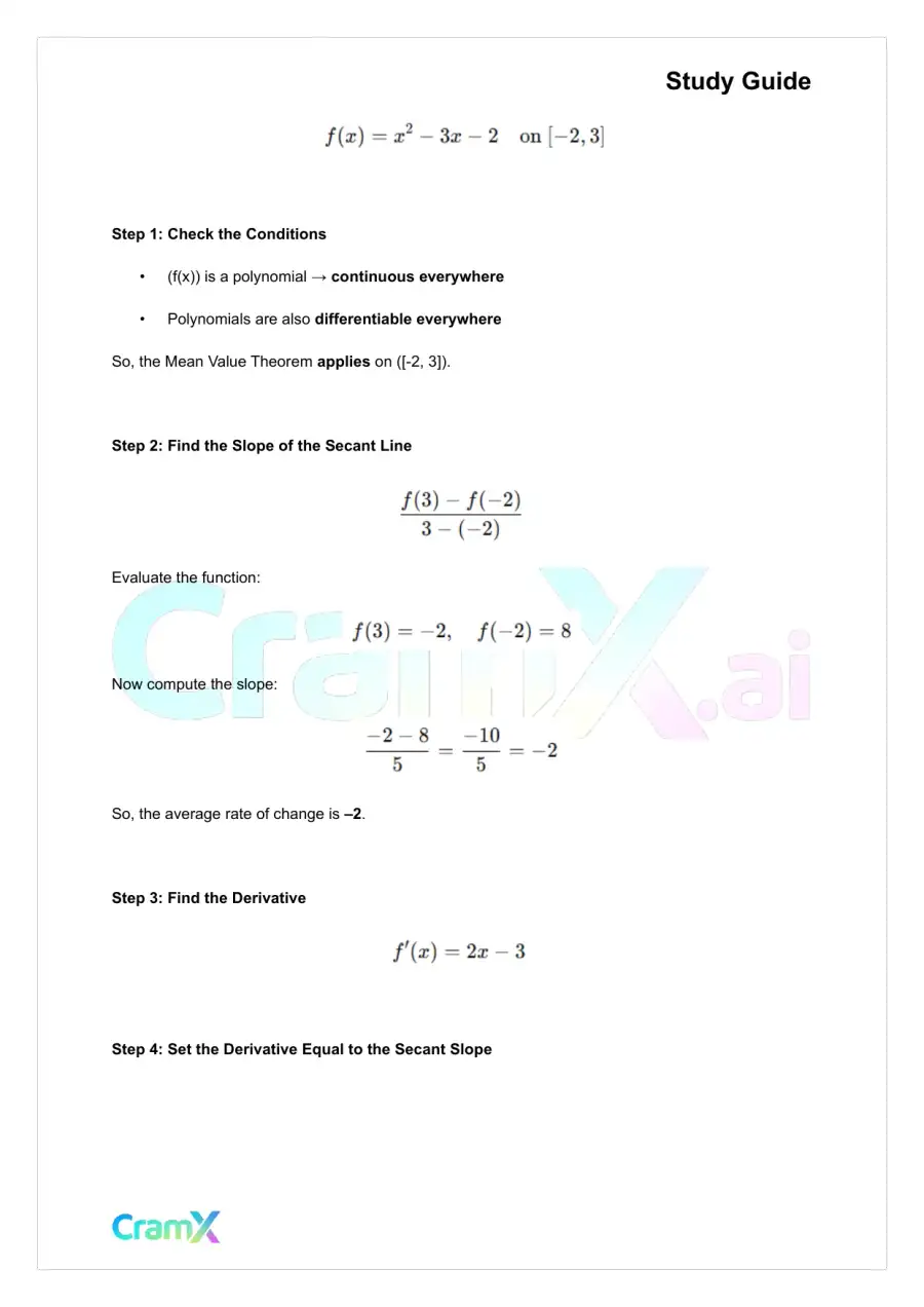 Calculus - Applications of the Derivative, page 10