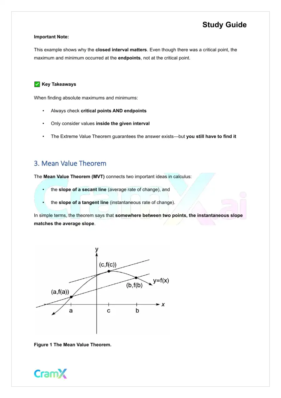 Calculus - Applications of the Derivative, page 8