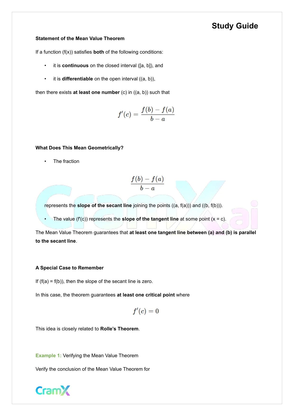 Calculus - Applications of the Derivative - Page 9 preview image