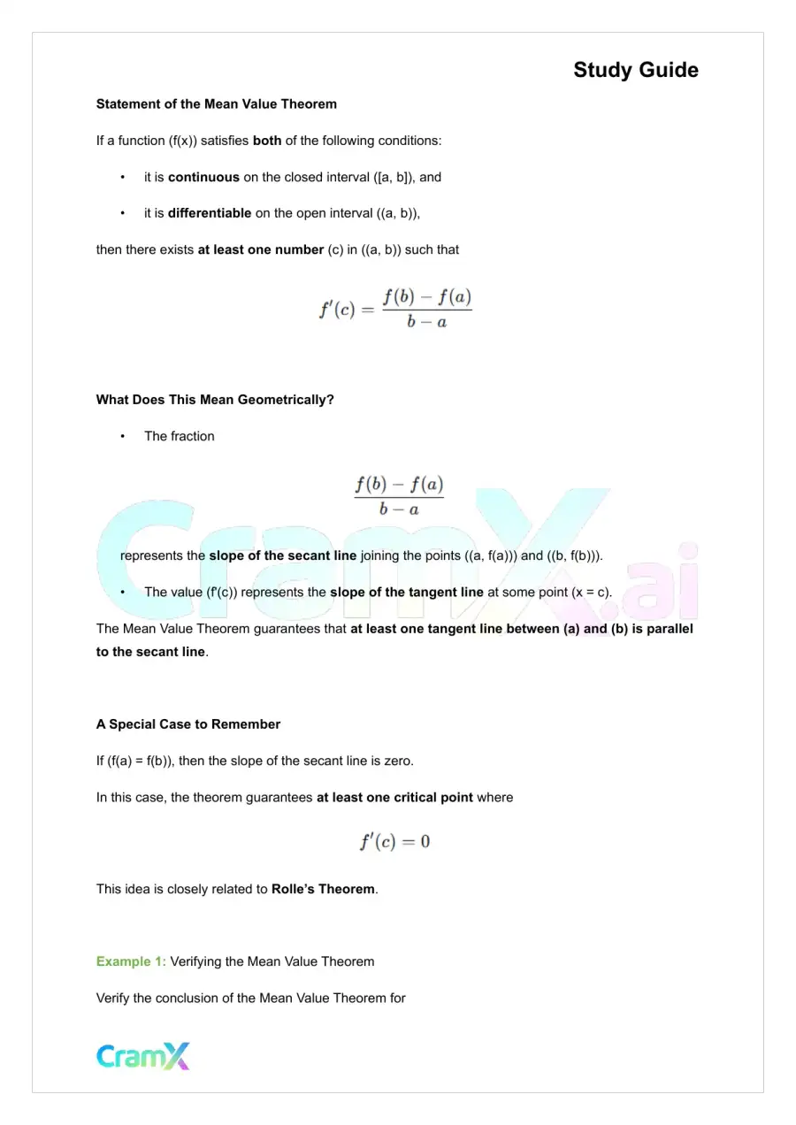 Calculus - Applications of the Derivative, page 9