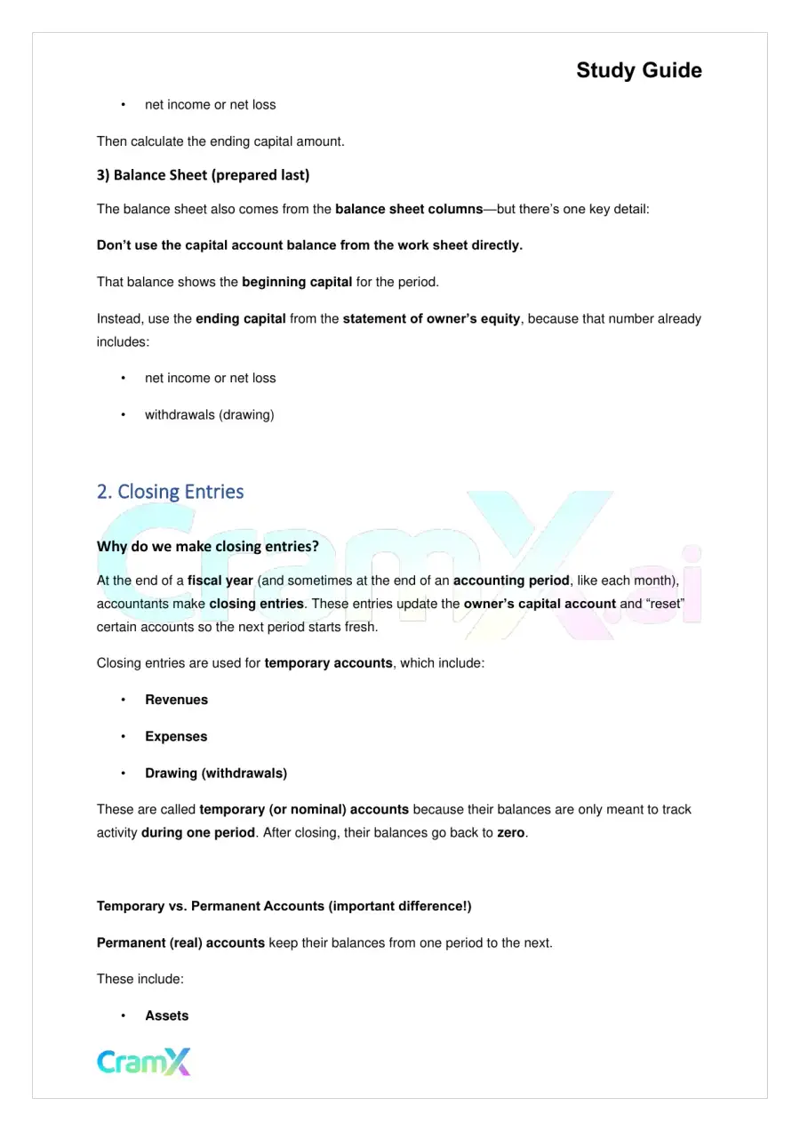 Accounting Principles I – Completion of the Accounting Cycle, page 6