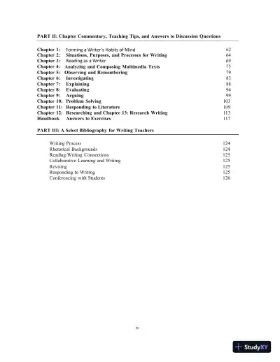 Lecture Notes for The Reid Guide for College Writers, 12th Edition - Page 4 preview image