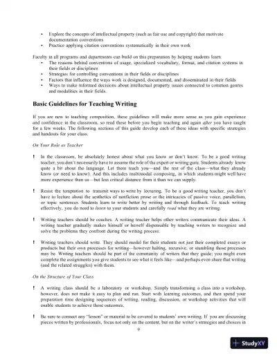 Lecture Notes for The Reid Guide for College Writers, 12th Edition - Page 9 preview image