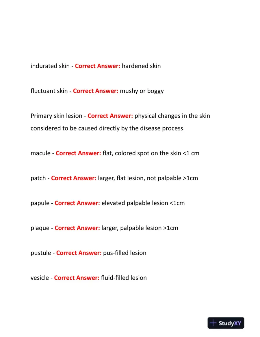 2023-2024 NURS507 Anatomy and Physiology Study Guide Review With Answers (219 Solved Questions), page 5