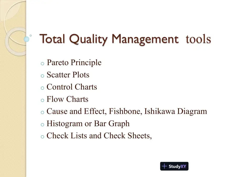 Statistics To Measure Quality Characteristics, page 3