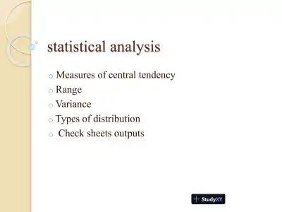 Statistics To Measure Quality Characteristics - Page 4 preview image