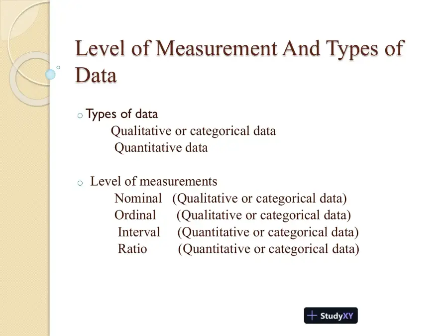 Statistics To Measure Quality Characteristics, page 6