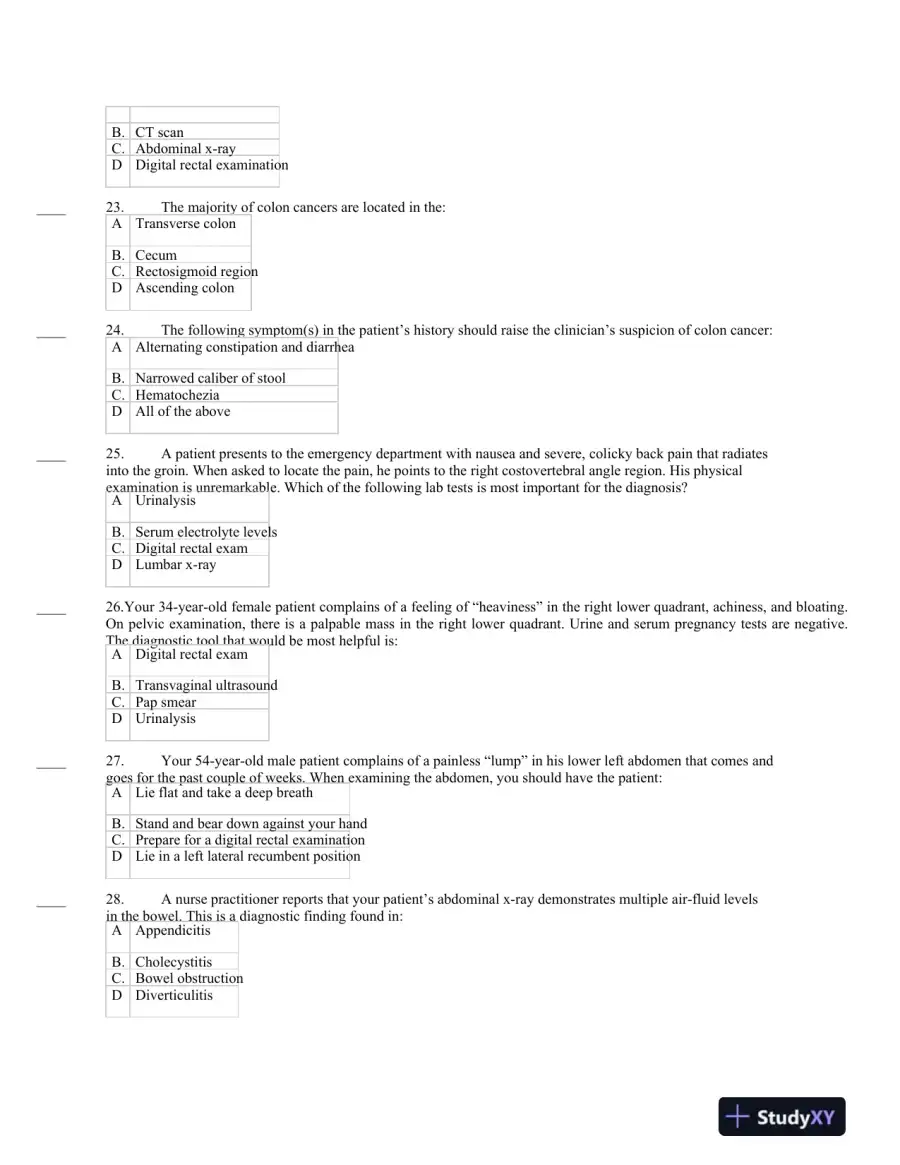 Test Bank For Advanced Health Assessment and Clinical Diagnosis in Primary Care, 6th Edition, page 14