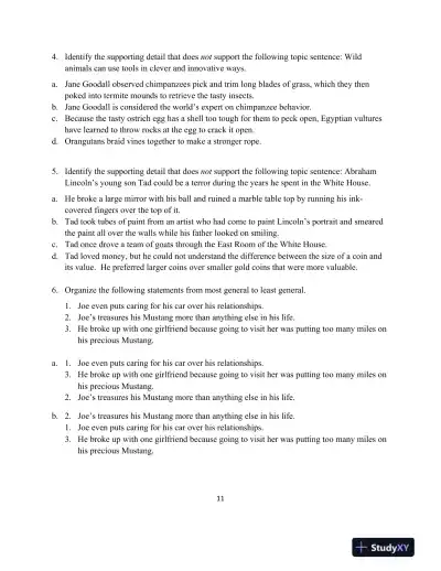 Test Bank for IDEAS and Aims For College Writing, MLA Update, 1st Edition - Page 15 preview image