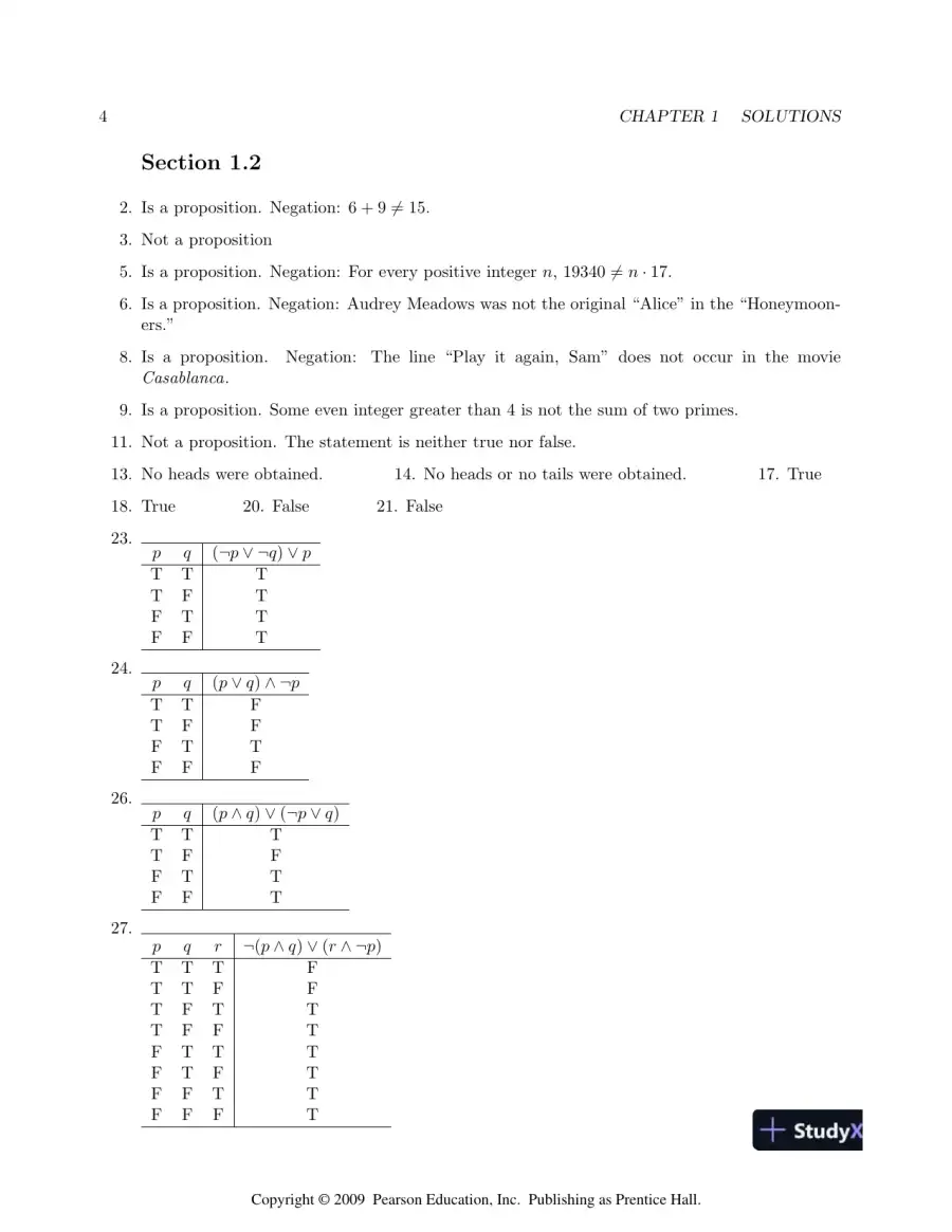Solution Manual For Discrete Mathematics, 7th Edition, page 5