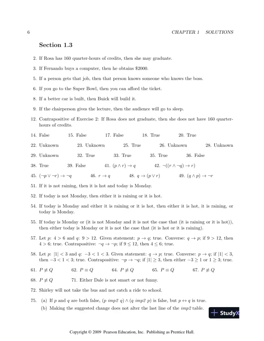 Solution Manual For Discrete Mathematics, 7th Edition, page 7