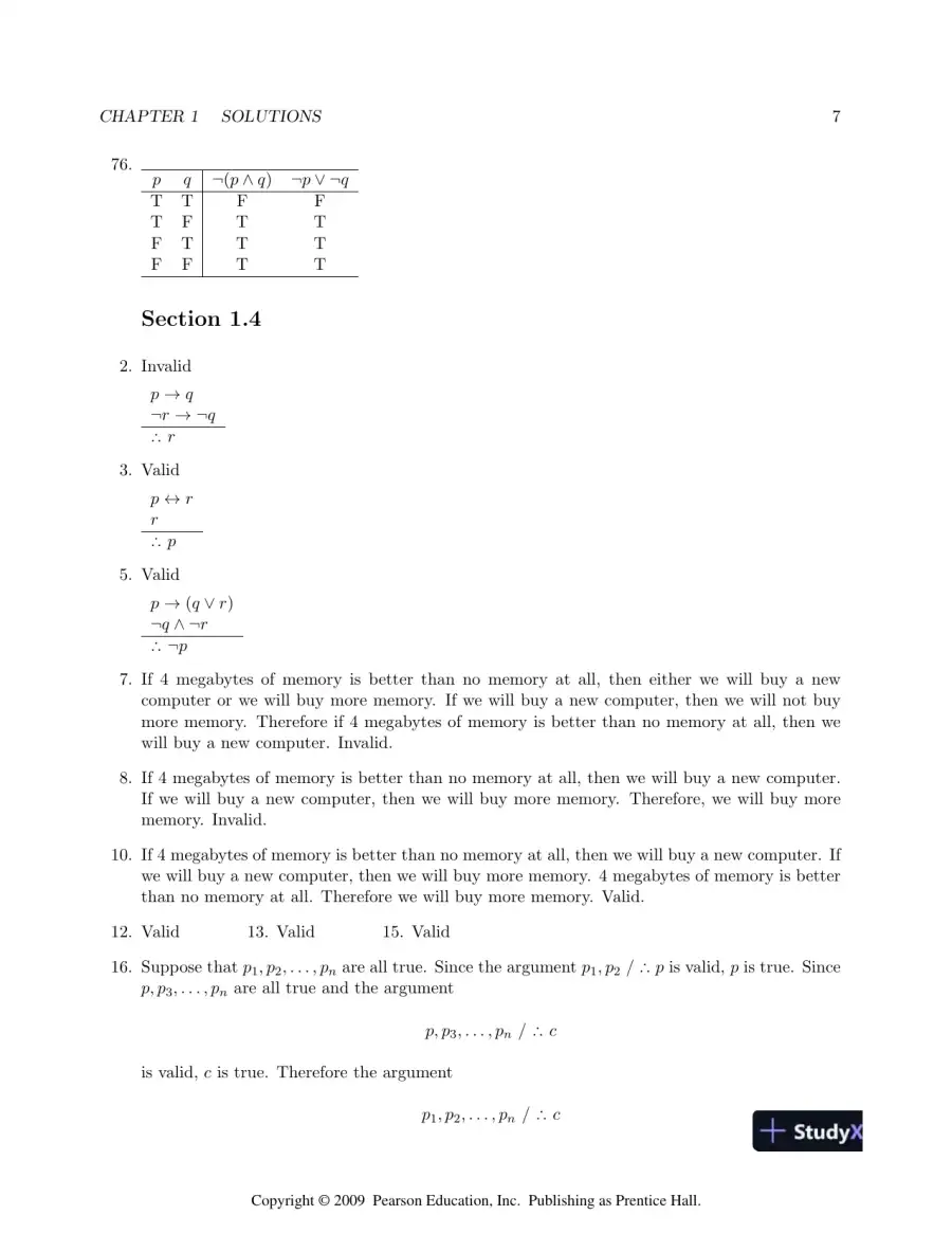 Solution Manual For Discrete Mathematics, 7th Edition, page 8