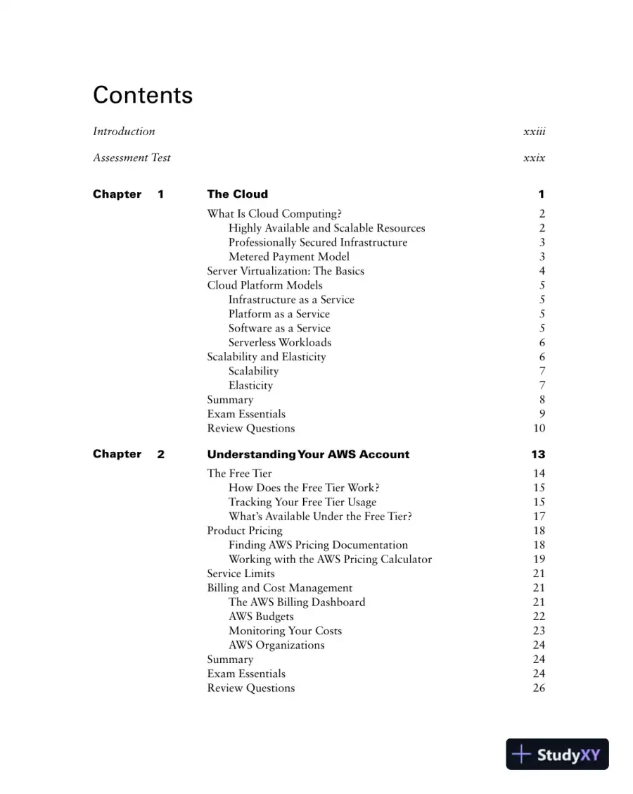 AWS Certified Cloud Practitioner Study Guide With 500 Practice Test Questions: Foundational (CLF-C02) Exam 2nd Edition (2023), page 16