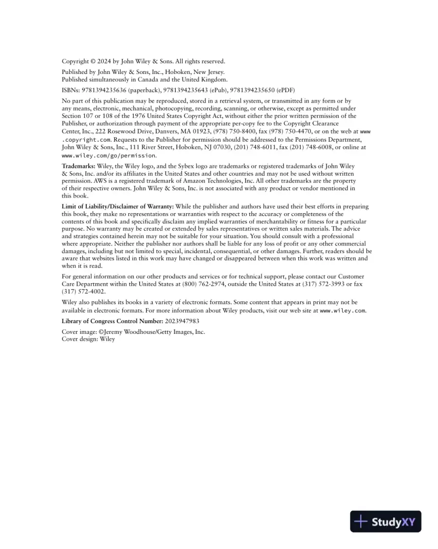 AWS Certified Cloud Practitioner Study Guide With 500 Practice Test Questions: Foundational (CLF-C02) Exam 2nd Edition (2023), page 9