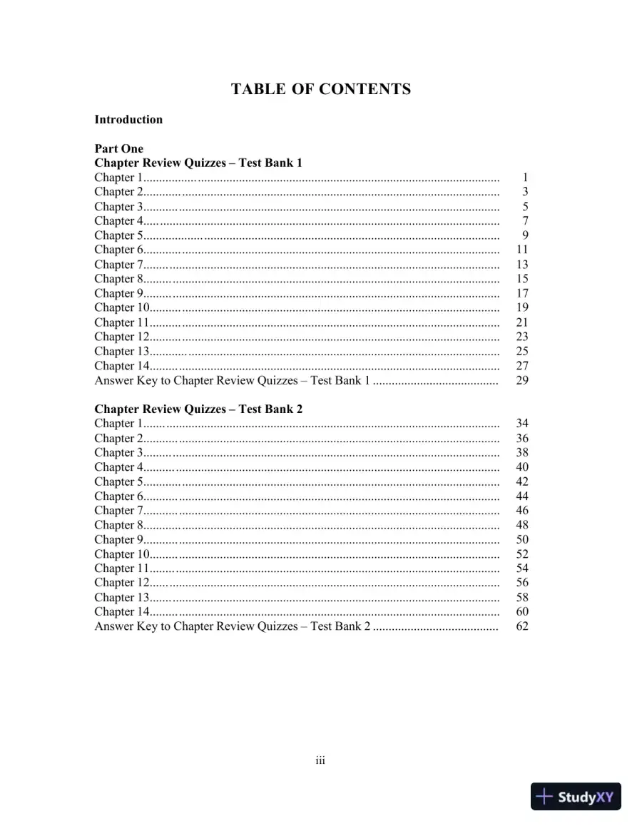 Test Bank for In Concert: An Integrated Approach to Reading and Writing , 3rd Edition, page 3