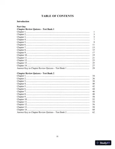 Test Bank for In Concert: An Integrated Approach to Reading and Writing , 3rd Edition - Page 3 preview image