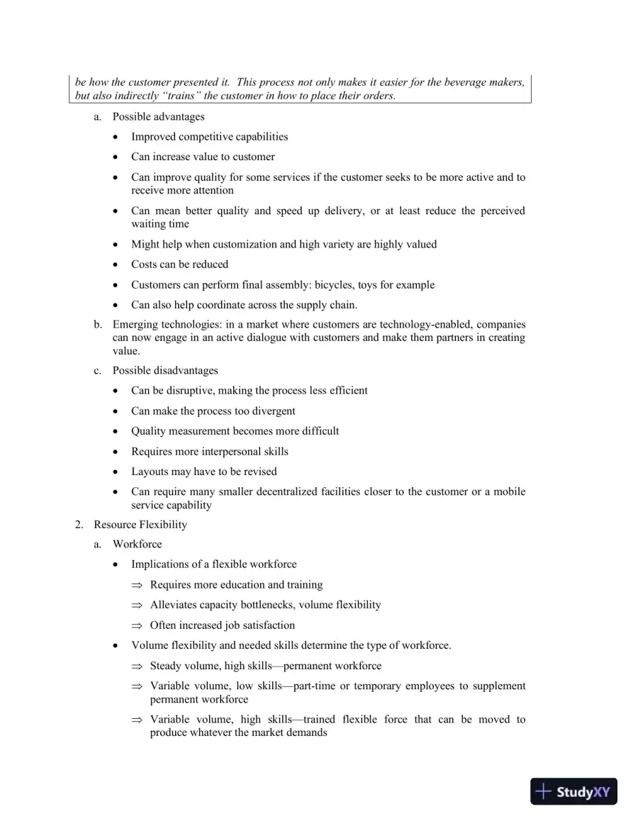 Class Notes For Operations Management: Processes and Supply Chains, 11th Edition, page 16