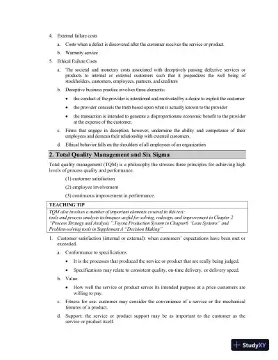Class Notes For Operations Management: Processes and Supply Chains, 11th Edition - Page 26 preview image