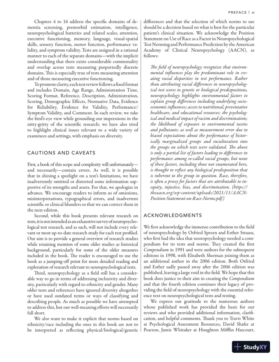 A Compendium of Neuropsychological Tests: Fundamentals of Neuropsychological Assessment and Test Reviews for Clinical Practice (2022), page 13