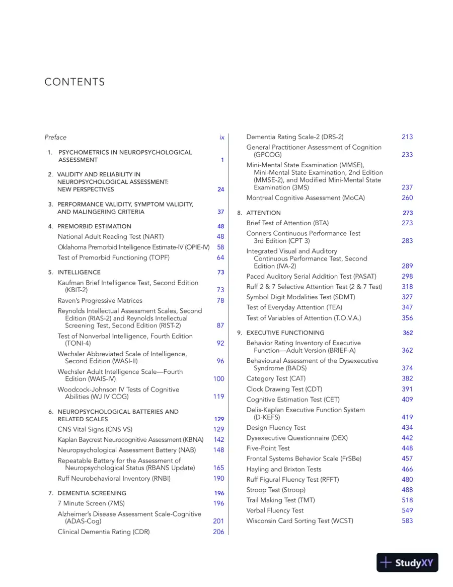A Compendium of Neuropsychological Tests: Fundamentals of Neuropsychological Assessment and Test Reviews for Clinical Practice (2022), page 9