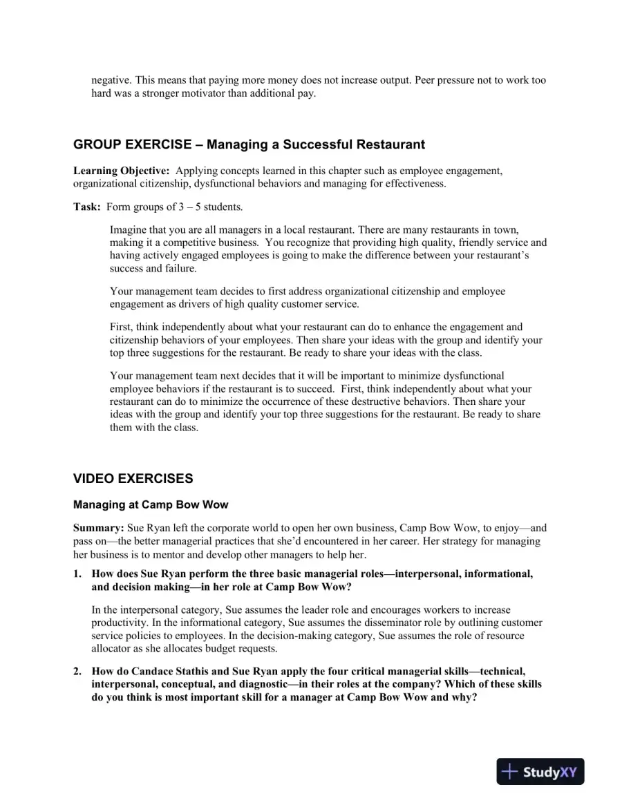 Organizational Behavior: Managing People and Organizations, 12th Edition Class Notes, page 14
