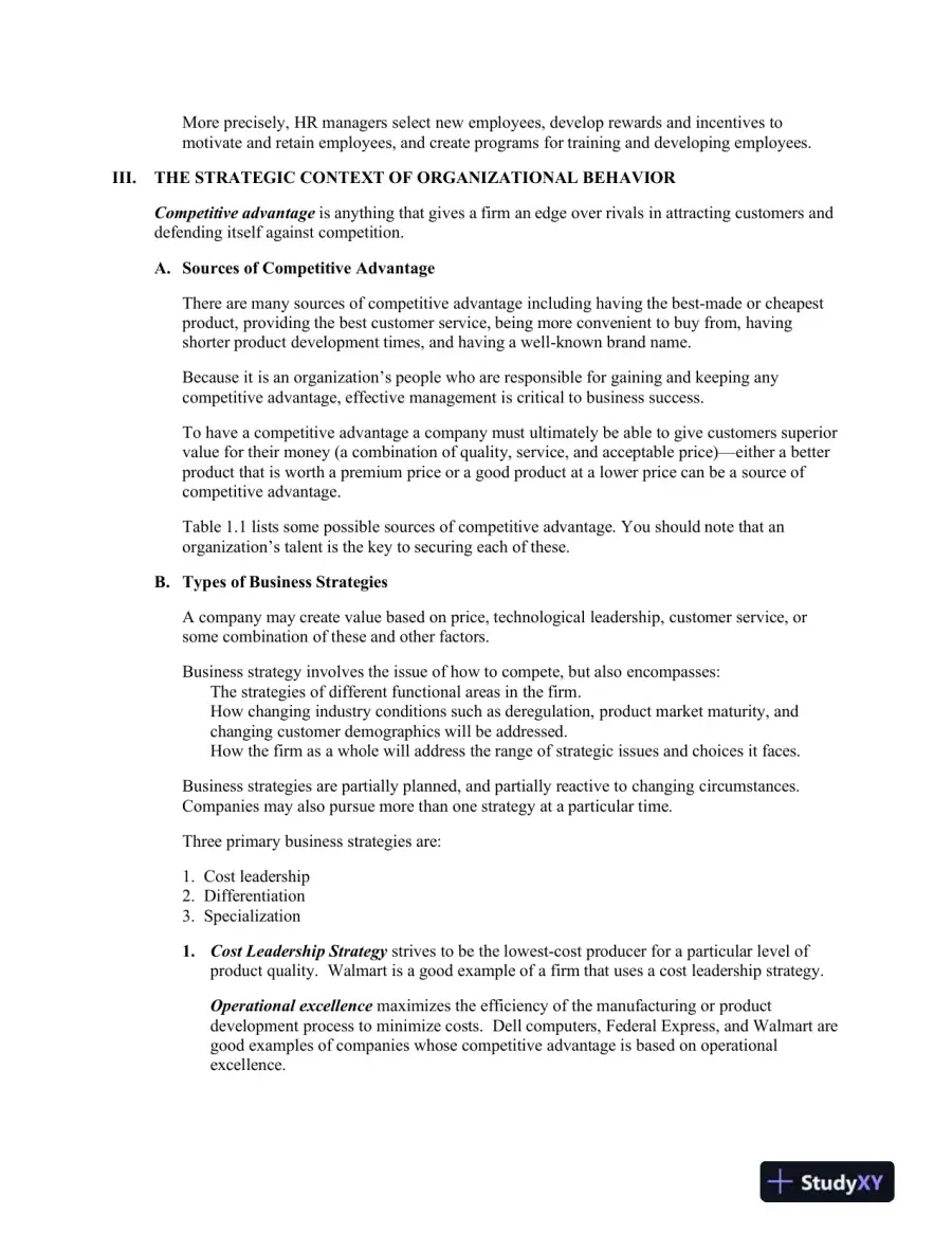 Organizational Behavior: Managing People and Organizations, 12th Edition Class Notes, page 6
