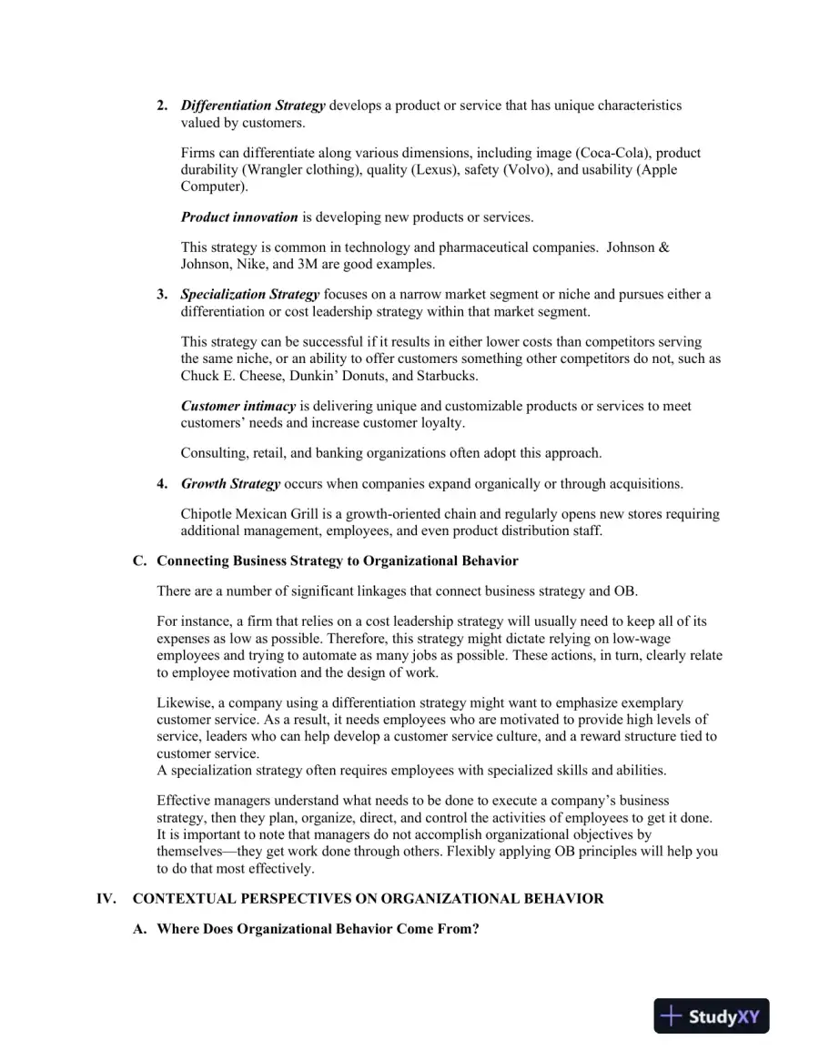 Organizational Behavior: Managing People and Organizations, 12th Edition Class Notes, page 7