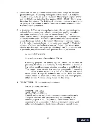 Solution Manual for Fiscal Administration, 9th Edition - Page 10 preview image