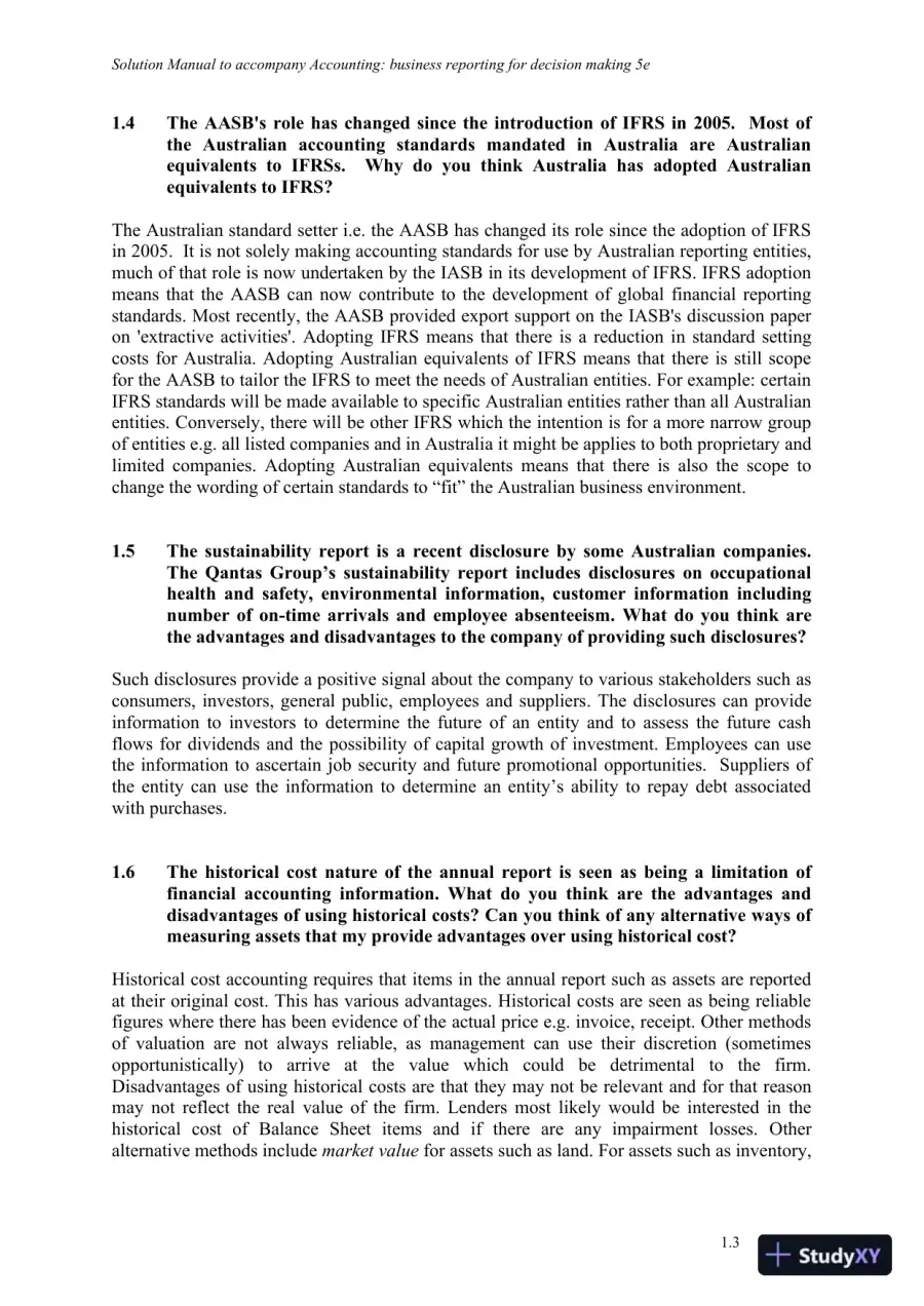 Accounting: Business Reporting For Decision Making, 5th Edition Solution Manual, page 4
