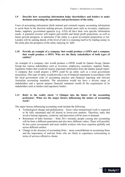 Accounting: Business Reporting For Decision Making, 5th Edition Solution Manual - Page 7 preview image