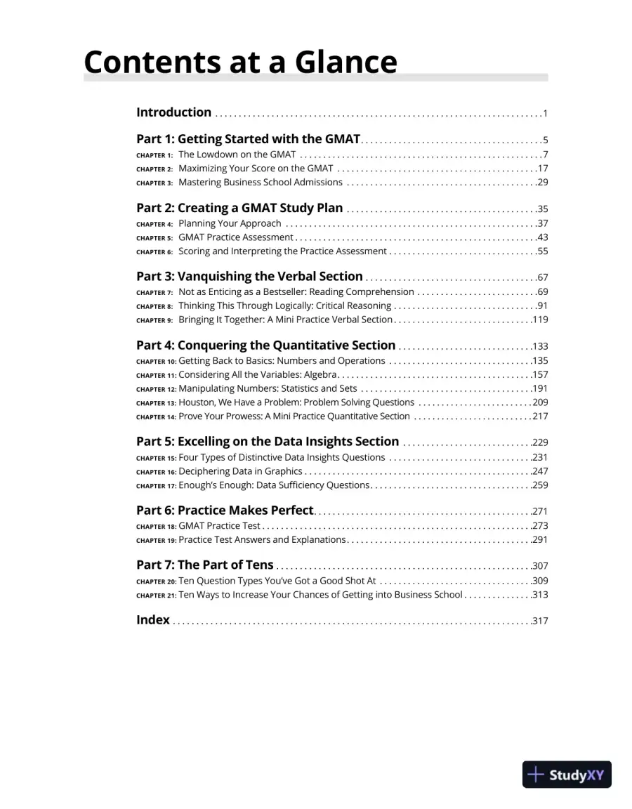 GMAT Prep 2024/2025 For Dummies with Online Practice (2023), page 10