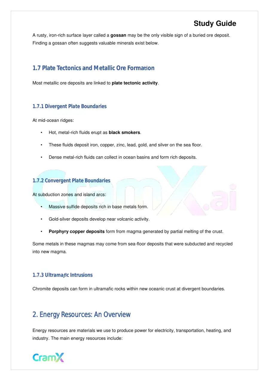 Geology - Earth Resources We Depend On, page 5