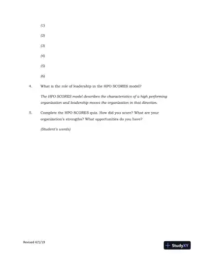 Solution Manual for Leading at a Higher Level: Blanchard on Leadership and Creating High Performing Organizations, 3rd Edition - Page 10 preview image