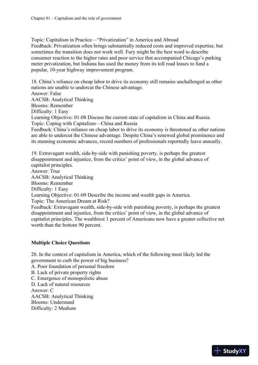 Law, Business and Society 11th Edition Test Bank, page 7