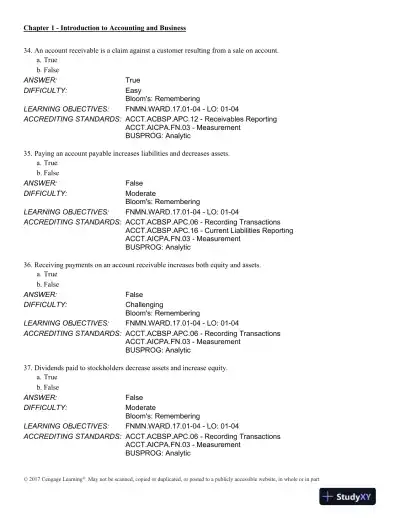 Financial and Managerial Accounting 14th Edition Test Bank - Page 11 preview image