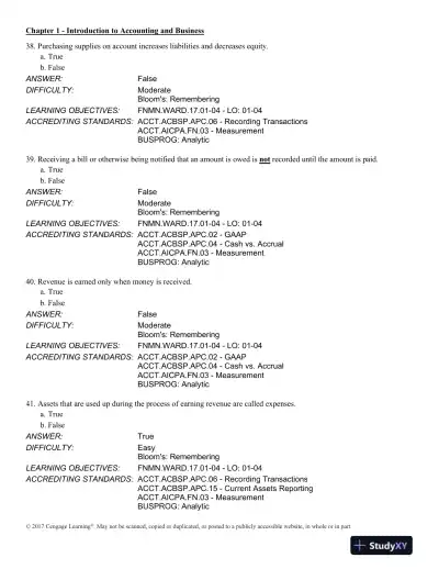 Financial and Managerial Accounting 14th Edition Test Bank - Page 12 preview image